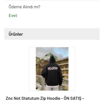 Zincirwear Ön Siparişim Neden Kargoya Verilmiyor?
