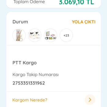 ebebek 16 Gündür Gelmeyen Kargo