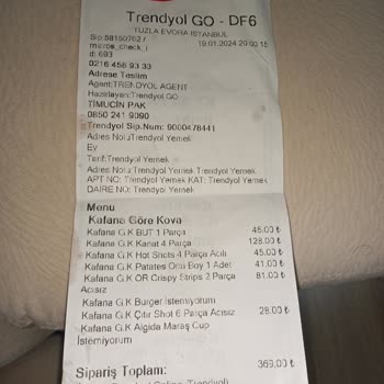 KFC Gida Zehirlenmesi Yaşadık