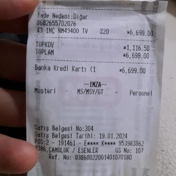 Onvo Nordmende'in Yüksek Servis Ücreti