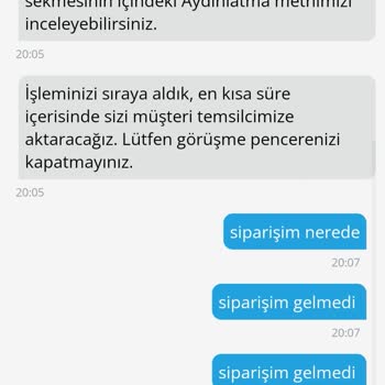 Bisu Sipariş Teslim Edilmemesi