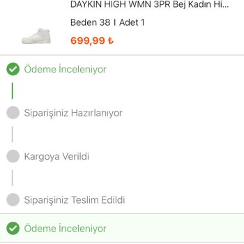In Street Sipariş Verememe Sorunu