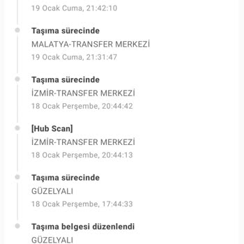 Yurtiçi Kargo'nun Kargo Teslim İline Gelmesine Rağmen Başka İle Gitme