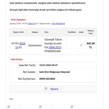 N11 Online Alışveriş Platformunda İade Süreci Sorunları
