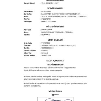 Toshiba Vestel Güvencesi İle Android LED TV Aldım