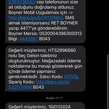 Boyner Ödemesi Yapılmış Değişimi Beklenen Ürün Hakkında