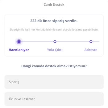 Getir Büyük 220 Dakikada Gelmeyen Sipariş