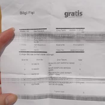 Gratis Eksik Ürün Gönderimi