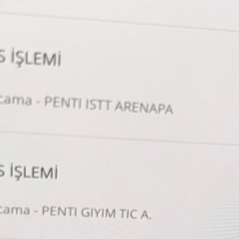 ArenaPark Penti Mağazası Paramı İade Etmiyor