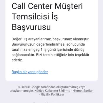 Agent Call Center Call Center İş Başvuru