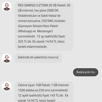 Vodafone Faturasız Hatta Geçişte Yaşadığım Sorun