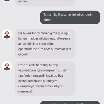 Vodafone Faturasız Hatta Geçişte Yaşadığım Sorun