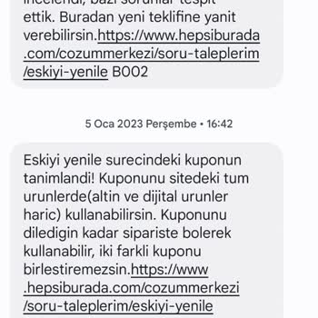 Hepsiburada Eksik Bilgilendirme Sonucu Hak Kaybı Yaşanması