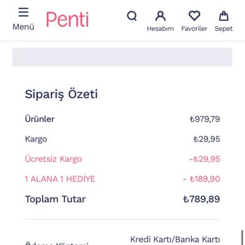 Penti Kampanyada Bilerek Eksik Ürün Gönderimi