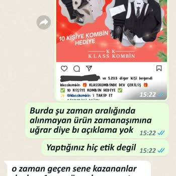 Klass Kombin ( Çekiliş Aldatmacası ) Bu Firmaya Güvenme!