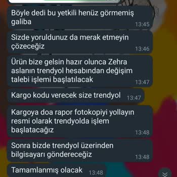 Trendyol Tekno Ev Asus Tuf F15 Fx506hc Marka Laptop Mağduriyeti