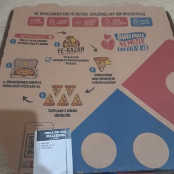 Domino's Pizza Soğuk Pizzadan Baktım