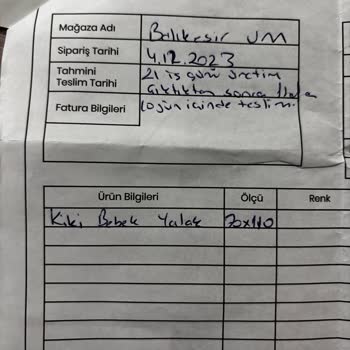 İşbir Yatak Süresinde Teslim Etmiyor. Aksine Oyalayıp Bilgi Vermiyor.