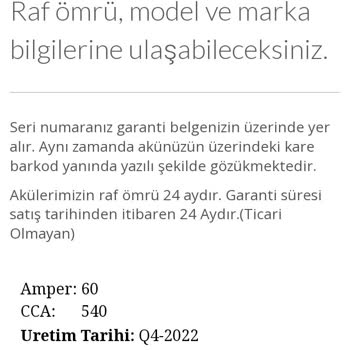 Varta Akü Eski Tarihi Yeni Diye Satıyorlar