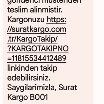 Sürat Kargo Kargom Niçin Gelmiyor