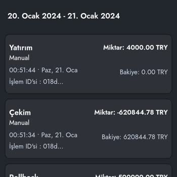 Betorspin Haksız Yere Paramı Sildi