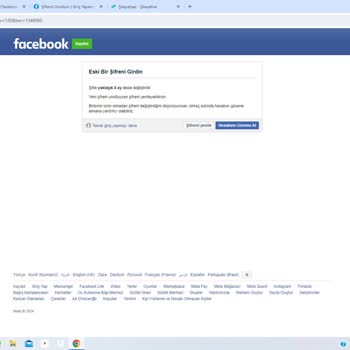 Facebook Hesabım Giriş Yapamıyorum