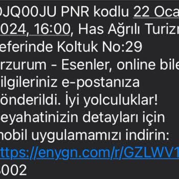 Enuygun.com Ve Has Ağrılı Turizm Mağduriyeti