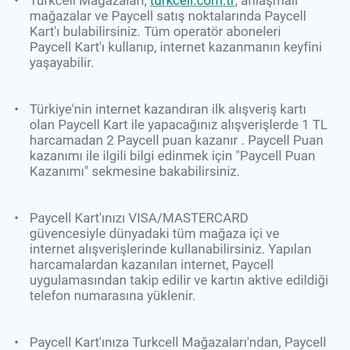 Turkcell Paycell Sanal Kart Sorunu