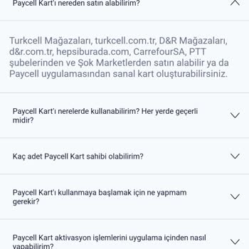 Turkcell Paycell Sanal Kart Sorunu