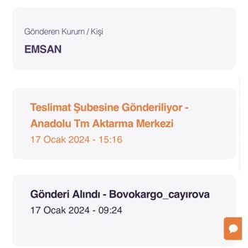 Hepsijet Aktarmada Bekleyen Kargo