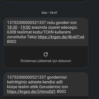 KARGOMsende Kargomun Teslimatında Yaşanan Sorun