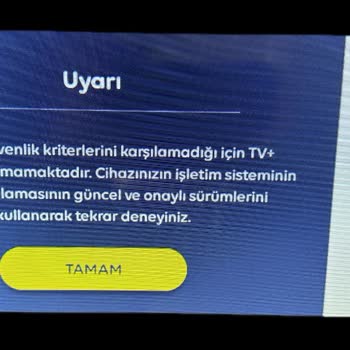 Onvo Televizyon Turkcell TV Hatası
