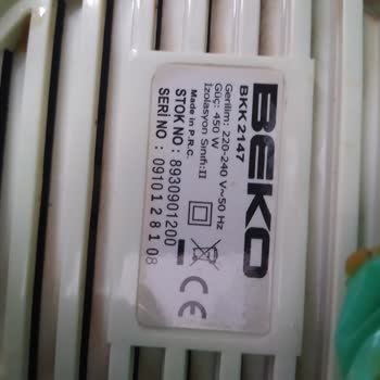 Beko Katı Meyve Sıkacağı Çalışırken Paramparça Oldu