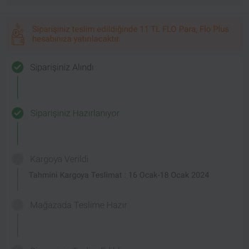 FLO Ayakkabı FLO Kargo Gecikmesi