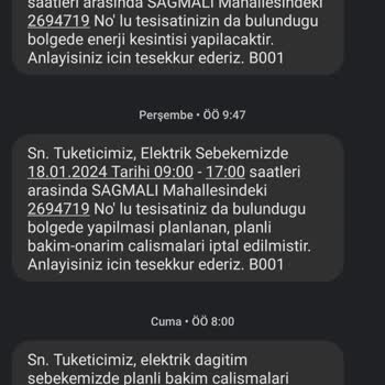 VEDAŞ Sürekli Yapılan Planlı Enerji Kesintisi