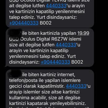 Oculus İnternet Bankacılığımdan Habersiz Para Çekimi!