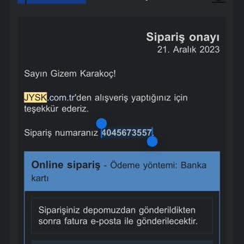 JYSK Online Alışverişte Teslimat Problemi