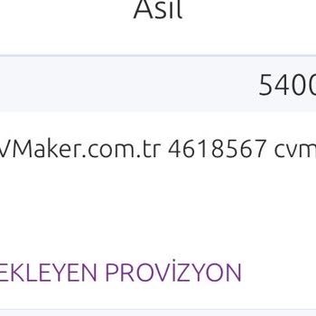 CV Maker Hesabımdan Para Çekmiş