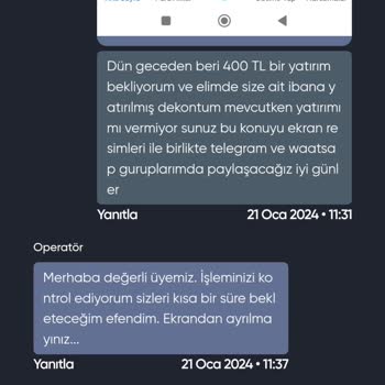 Baywin Yatırım Sorunu: 400 TL Mağduriyeti