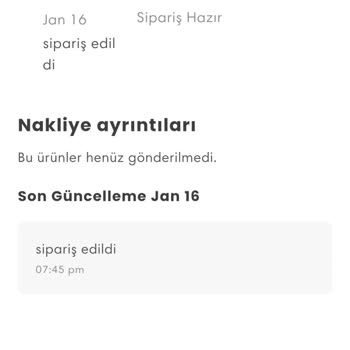 Trendunyasi.com Ürünüm Teslim Edilmiyor