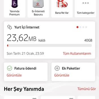 Vodafone Faturasında Haksız Tarife Aşım Ücreti!