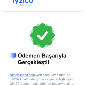Cömert Ayakkabı (comertshoes.com) Online Alışveriş Sitesinden Sipariş Mağduriyeti