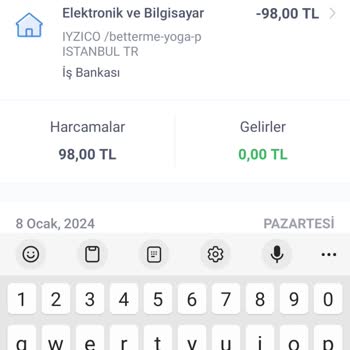 iyzico Tarafından Kendi Hesabımdan Para Çekilmiş