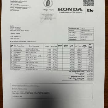 Ankara Honda Efe Motorlu Araçlar Ticaret A. Ş