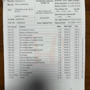 Ankara Honda Efe Motorlu Araçlar Ticaret A. Ş