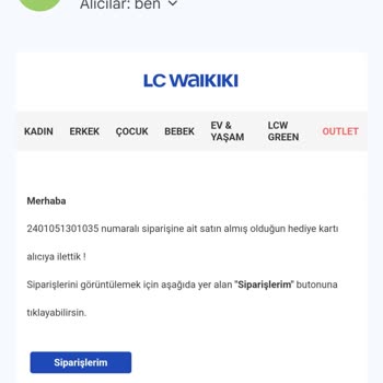 LCW Paramı İade Etmiyor