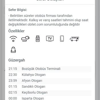 Isparta Petrol Turizm Uzun Yolculukta Hizmet Eksiklikleri