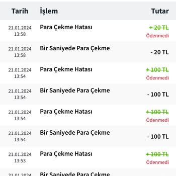 misli Hesaptan Para Çekme Sorunu