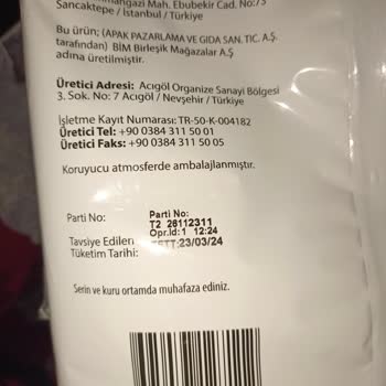 BİM Yemekte Şaşırtan İçerik!