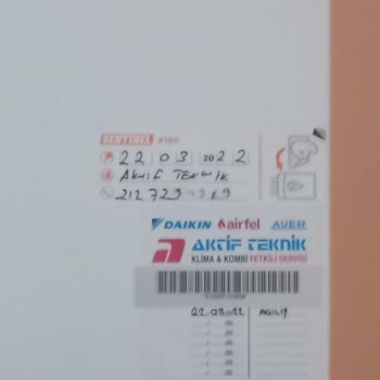 Daikin Kombi Sıcak Su Vermiyor